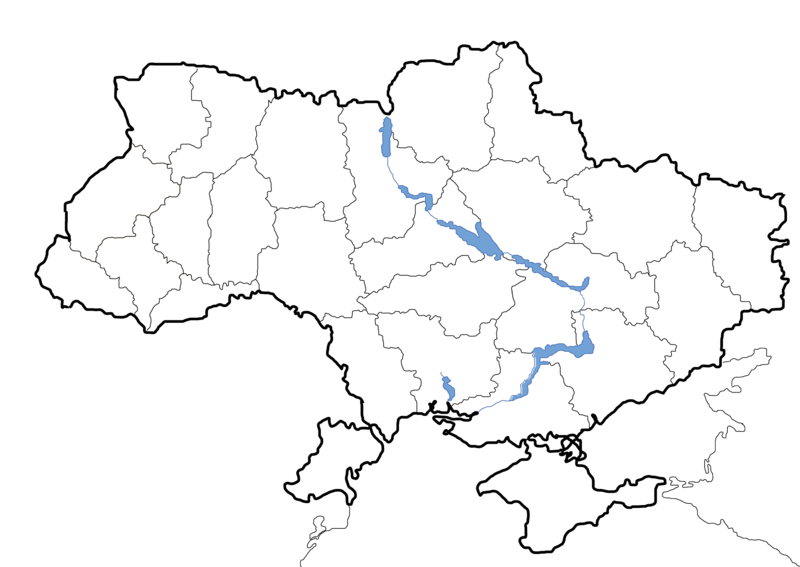 карта Украины